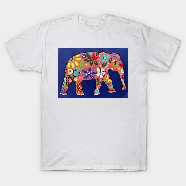 Elephant Festival T-Shirt by MagaliModoux